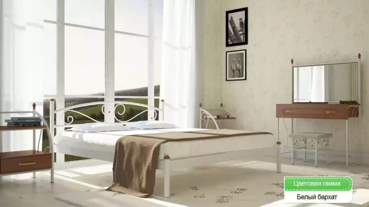 Металеве ліжко Вероніка 140х200