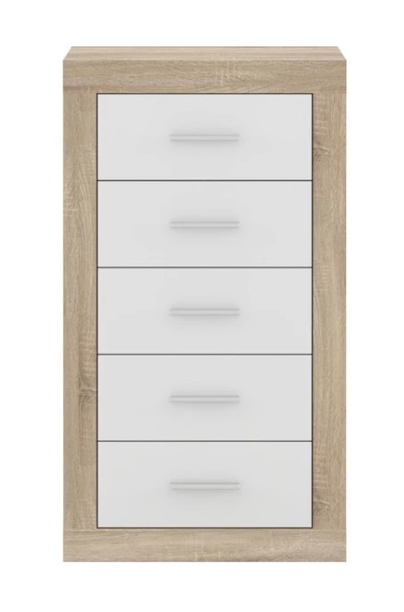 Комод KOM5S Сара дуб сонома/німфеа альба