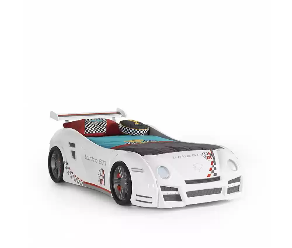 Машина біла у дитячій турбо GT1 KUPA (Туреччина)
