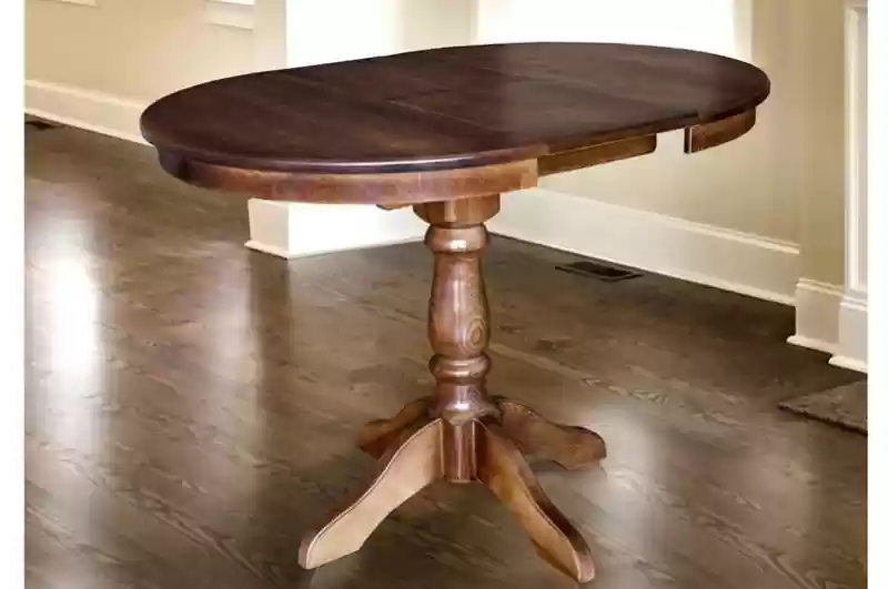 Дерев'яний стіл Чумак-2 800 (+300) * 800 (темна гайка)