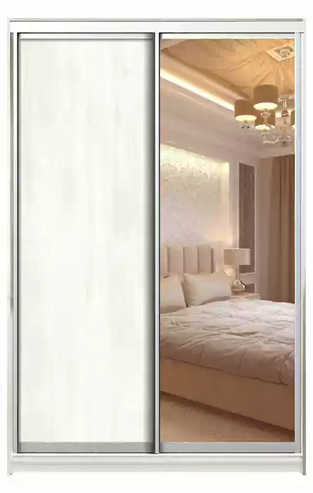 Розсувний гардероб Standard 1100x600x2200 (2400) 2 DSP дверей (PLAY.4)