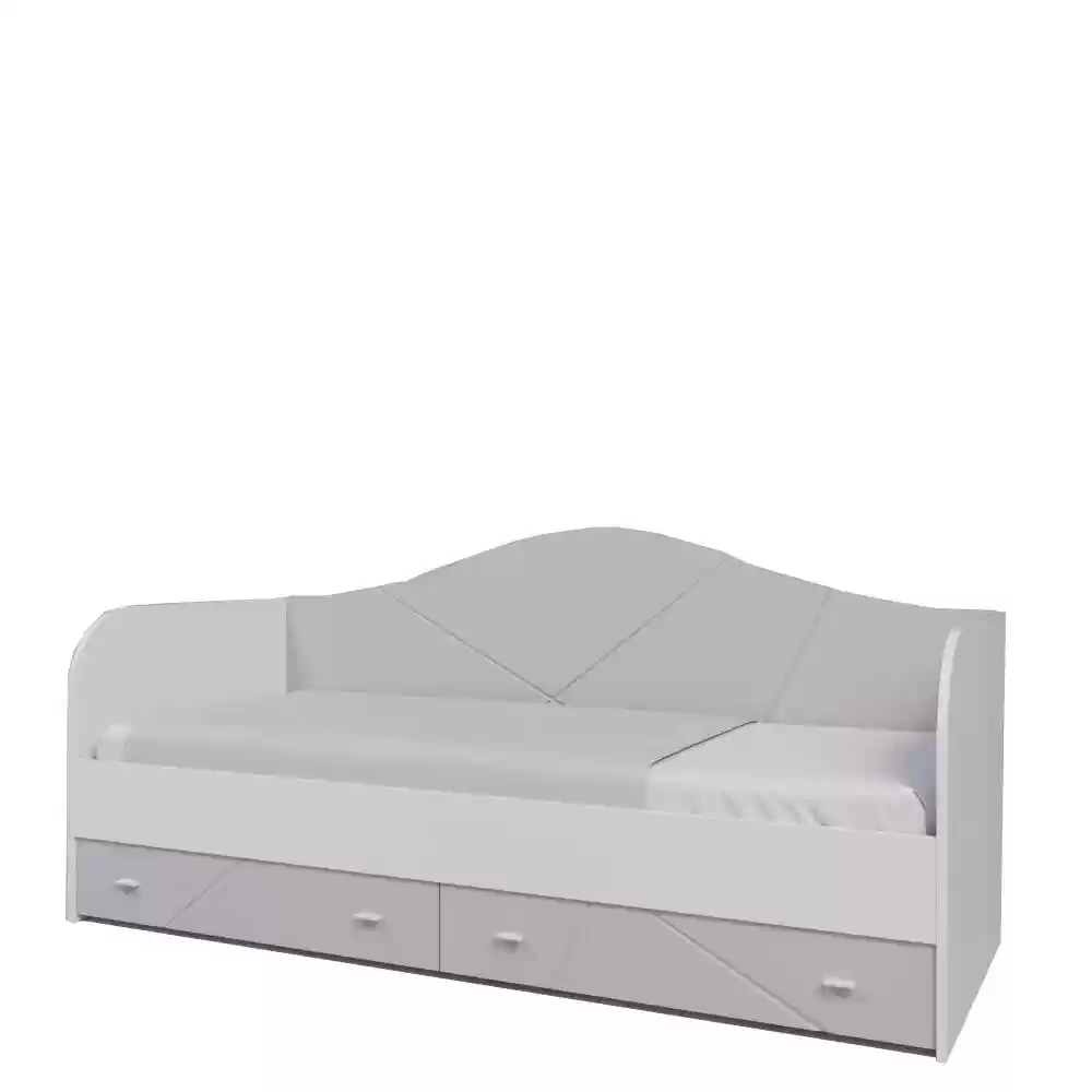 Кровать Х-СКАУТ Х-10 (90х200) (розовый/белый)