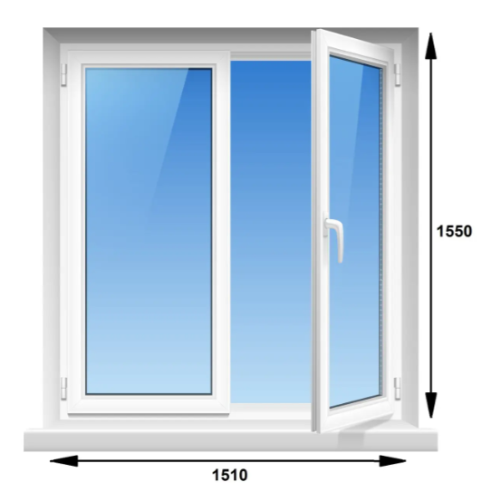 Вікно 1510х1550
