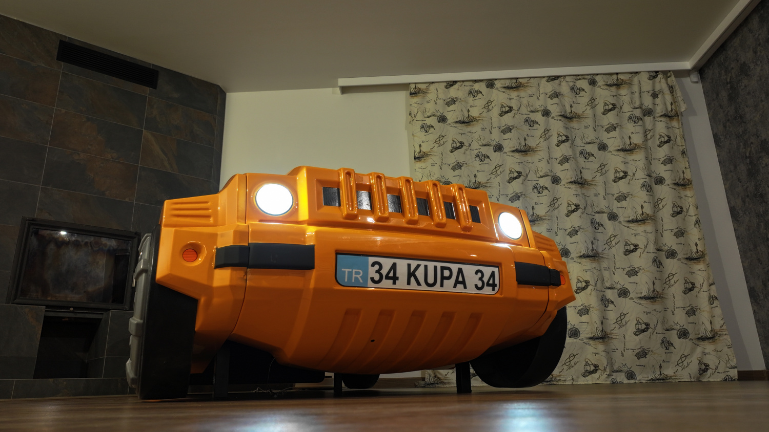 Ліжко Offroad помаранчевий джип Kupa (Туреччина)