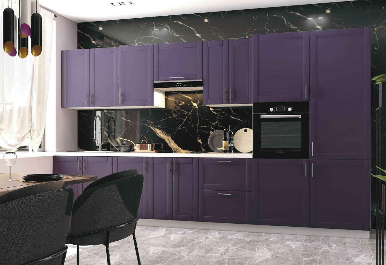 Кухня England *54 пряма орхідея