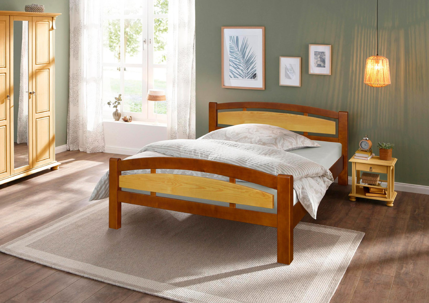 Деревянная кровать Джерси 140х200